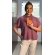 Blusa gola canelada avesso ampla - Ref.02509 - Vinho