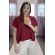 Cropped colete - Ref. 02352 - Vermelho