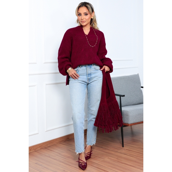 Blusa Thaís Ref - 02612 - Vinho