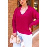 Blusa decote nervuras - Ref. 02200 - Areia