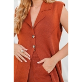 Colete blazer - Ref. 02421 - Cobre