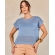 Blusa furinhos mescla - Ref. 26010 - Blue