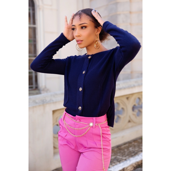 Casaqueto lã - Ref. 01928 - Grafite