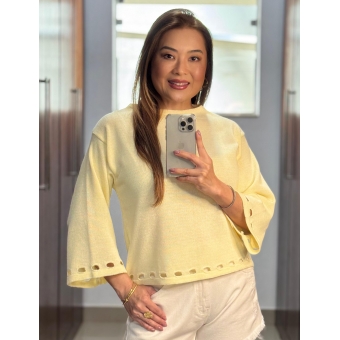 Blusa Carol fendas - Ref.02603