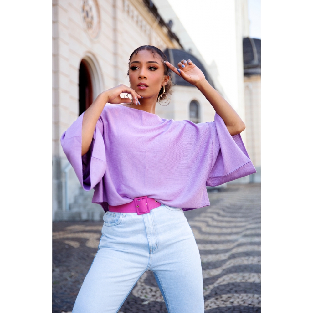 Blusa Eli - Ref. 01808 - Lilás