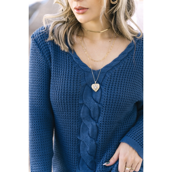 Blusa trança - Ref. 02026 - Preto