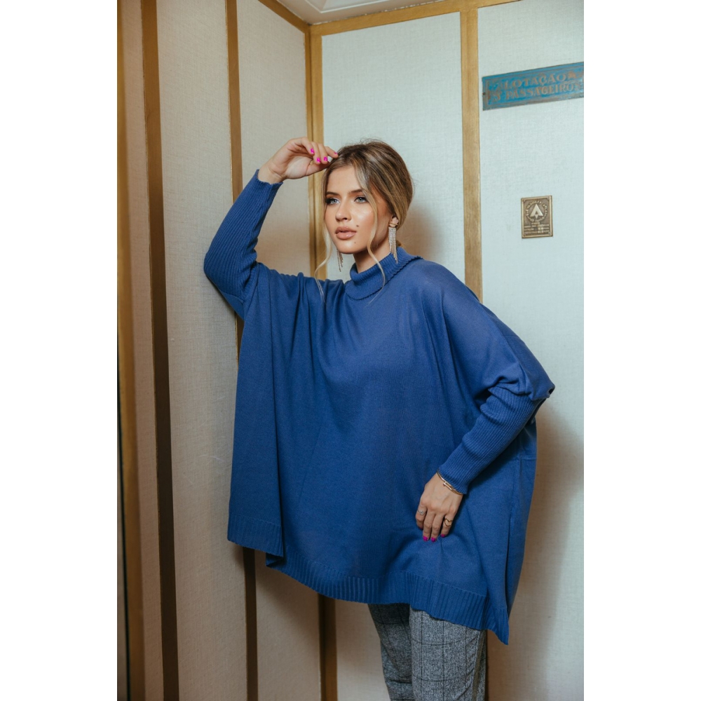 Poncho Maria - Ref. 02306 - Jeans