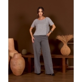 Blusa pérola mescla - Ref. 26002 - Chumbo