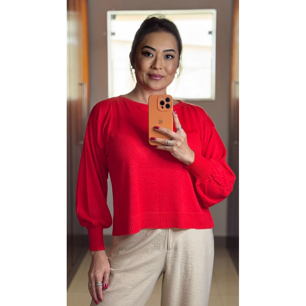 Blusa Isabela - Ref.02508 - Vermelho