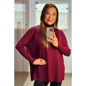 Blusa ampla Meg Ref - 02521 - Vinho