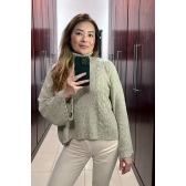 Blusa tranças Milano - Ref. 02316 - Papiro