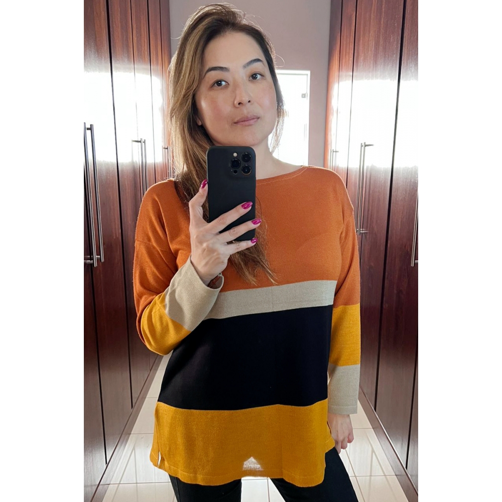 Maxi pull Oxford - Ref. 02117 - Variante Cobre