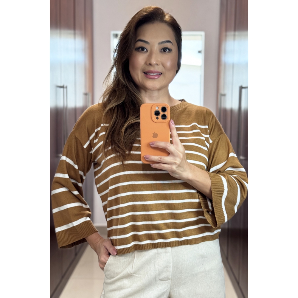 Blusa Pouso Alegre - Ref. 02413 - Madeira