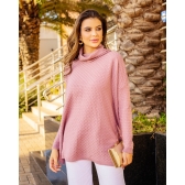 Blusa ampla pontinhos - Ref. 02238 - Azul céu