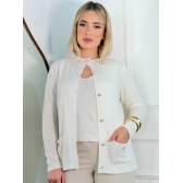 Twin Set Ponto Arroz Mescla Ref - 02522 - Pérola