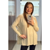 Blusa ampla Meg Ref - 02521 - Areia