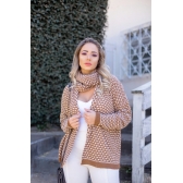 Gola pontinho - Ref. 02028 - Madeira/Off white