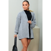 Casaco Aran Lia Ref - 02613 - Grafite