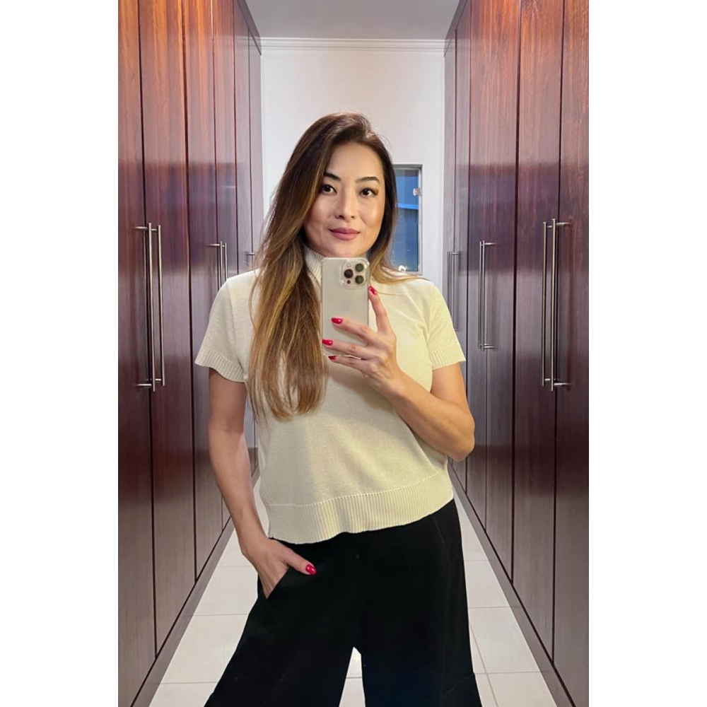 Blusa Wanessa - Ref. 02348 - Areia