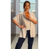 Twin set kimono +regata - Ref.02513 - Natural