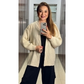 Casaco Aran Lia Ref - 02613 - Areia