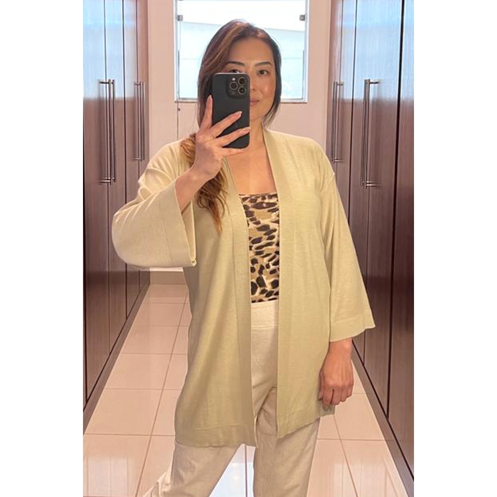 Kimono Clara - Ref. 02307 - Areia