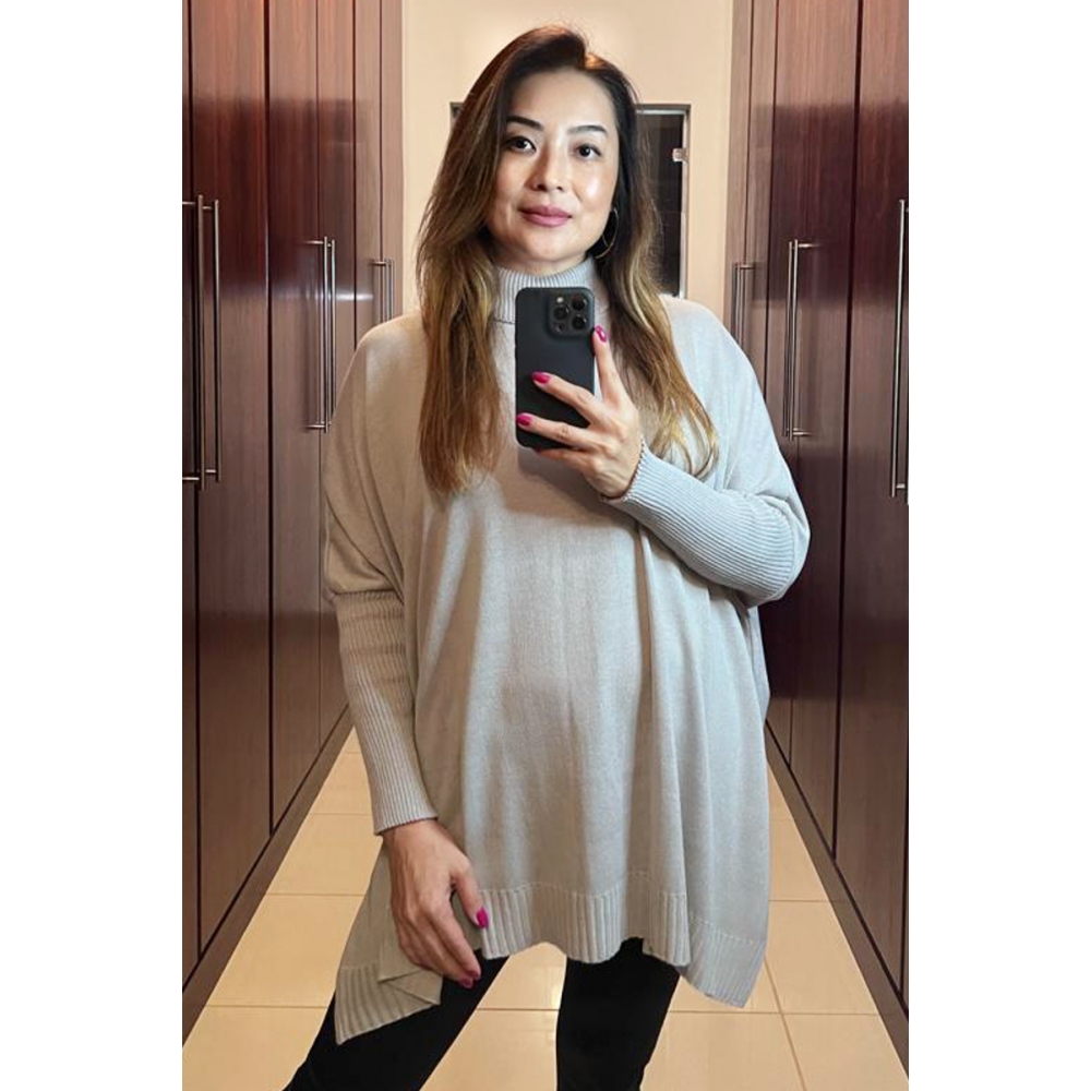 Poncho Maria - Ref. 02306 - Cinza