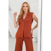 Colete blazer - Ref. 02421 - Jeans