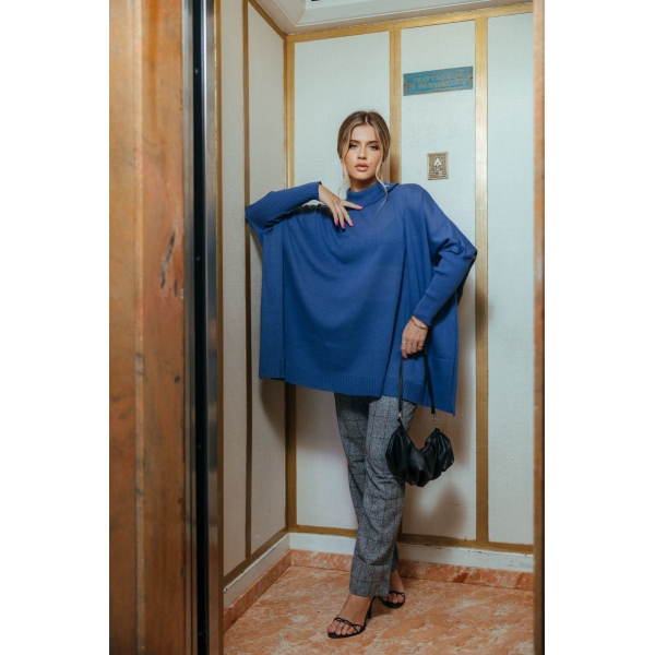 Poncho Maria - Ref. 02306 - Cinza