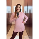 Maxi pull - Ref. 02233 - Nude