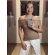 Blusa ombro a ombro canelado PB - Ref 24002 - Bege novo