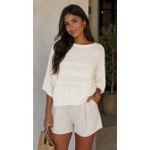 Morcego Tranças Val - Ref. 02636 - Off white