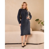 Vestido mousse Ref - 02606 - Marinho