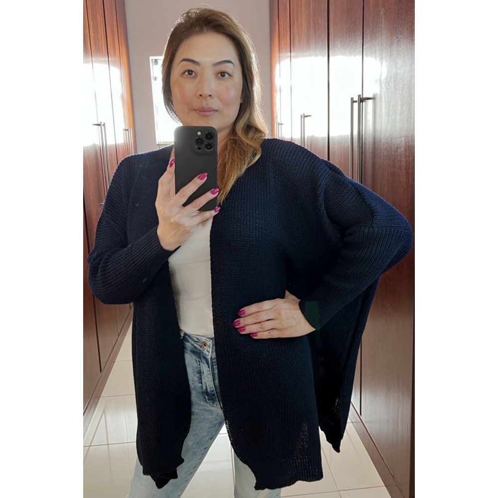 Maxi Kimono - Ref. 02213 - Marinho