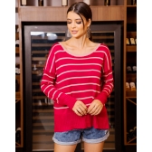 Blusa Santiago - Ref. 02212 - Azul Céu/Marinho