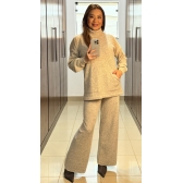 Conjunto Alice mousse Ref - 02607 - Linho papiro