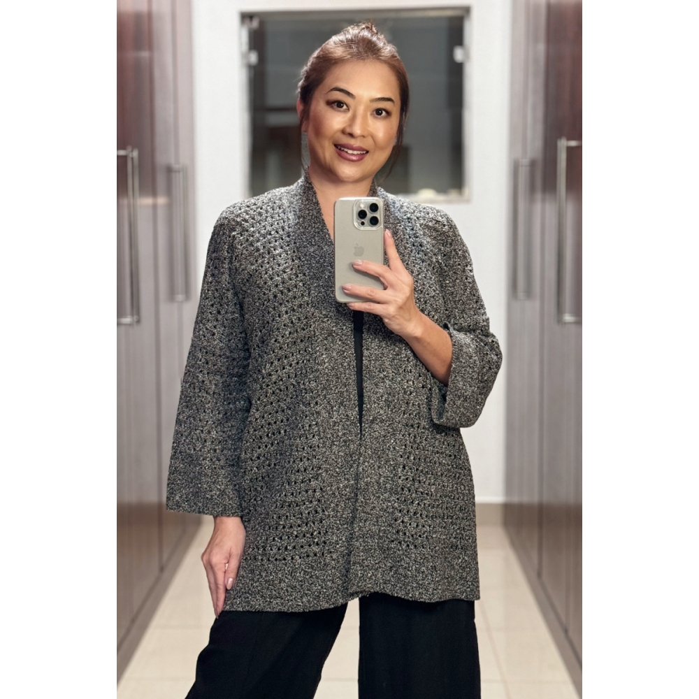 Kimono mousse - Ref. 02432 - Mousse joy preto