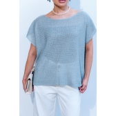 Blusa ampla shine - Ref. 23004 - Vinho com jaguar
