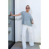 Blusa ampla shine - Ref. 23004 - Vinho com jaguar
