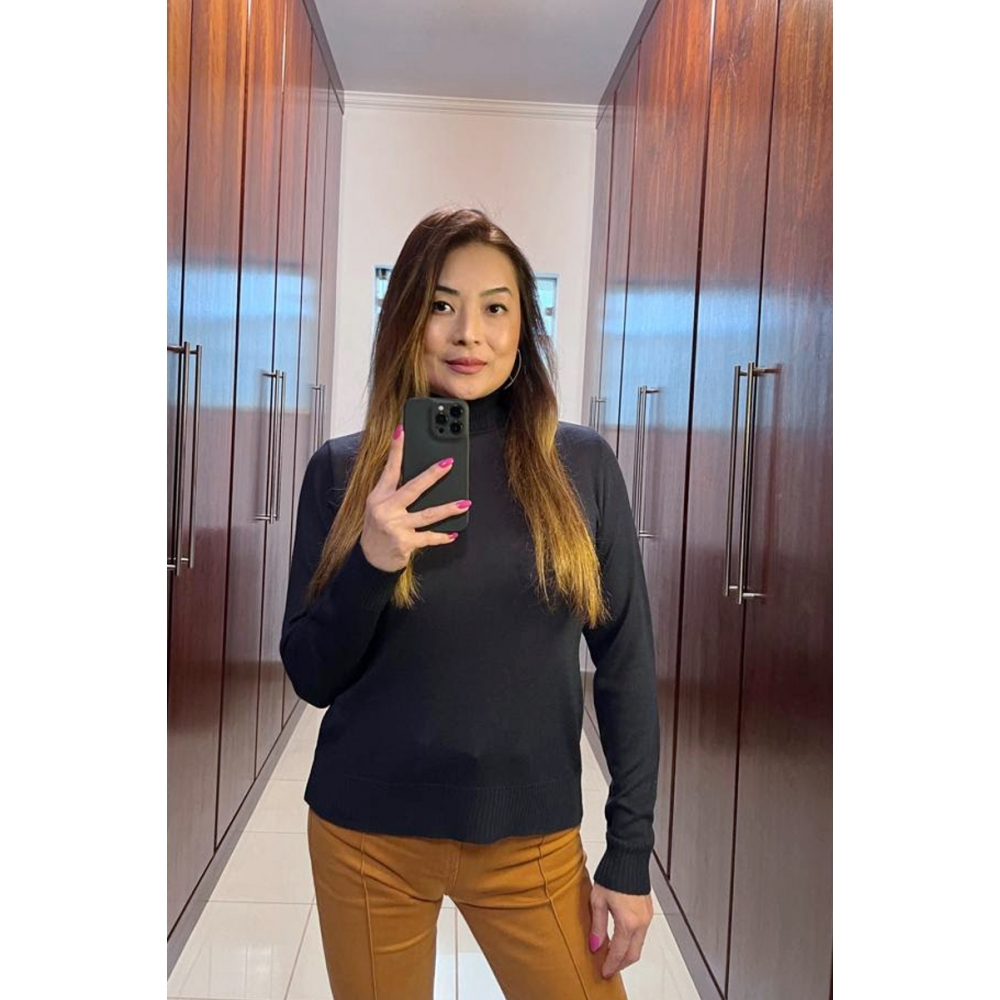 Blusa Ana - Ref. 02304 - Marinho