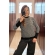 Blusa colmeia - Ref. 02303 - Preto