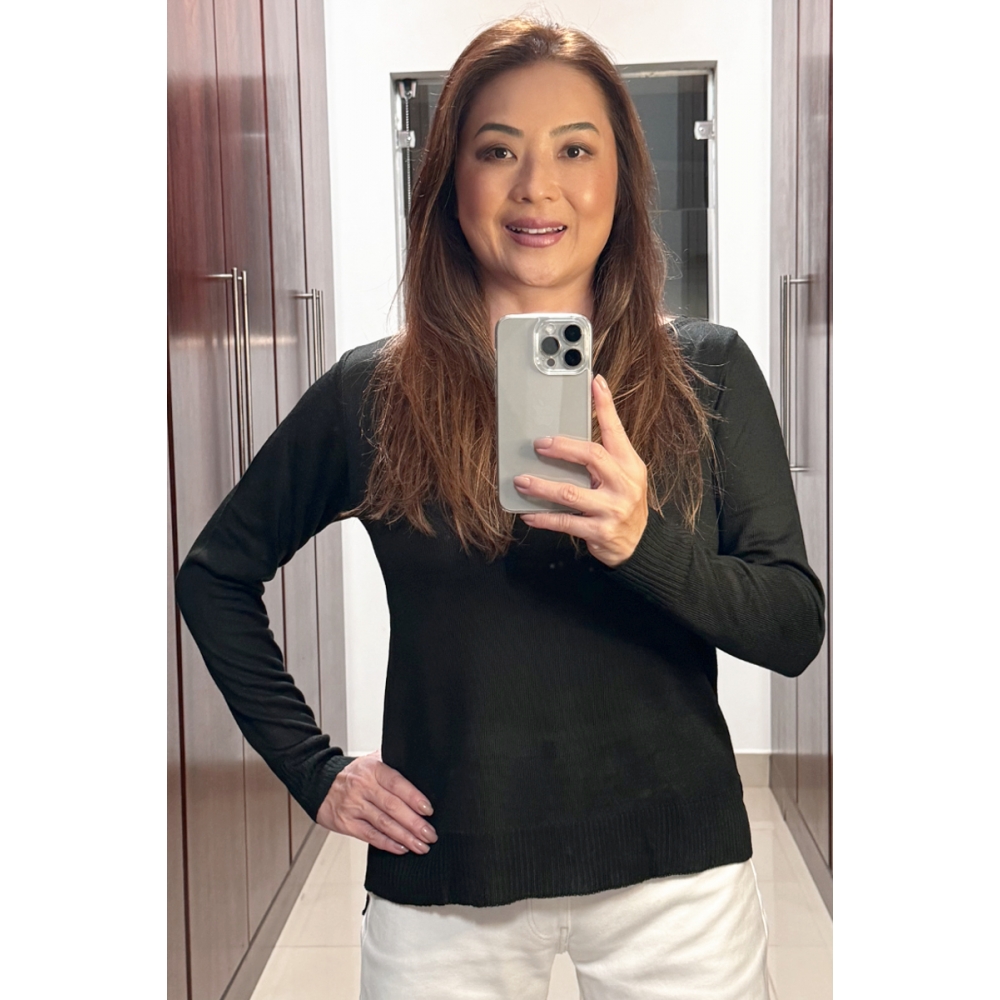 Blusa Vitória - Ref. 02119 - Preto