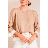 Blusa Luisa - Ref. 02207 - Cobre/Verde