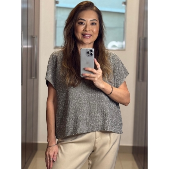 Blusa canoa ampla avesso - Ref.02512