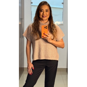 Blusa gola canelada avesso ampla - Ref.02509
