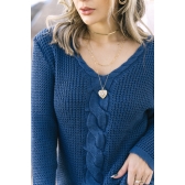 Blusa trança - Ref. 02026 - Lotús