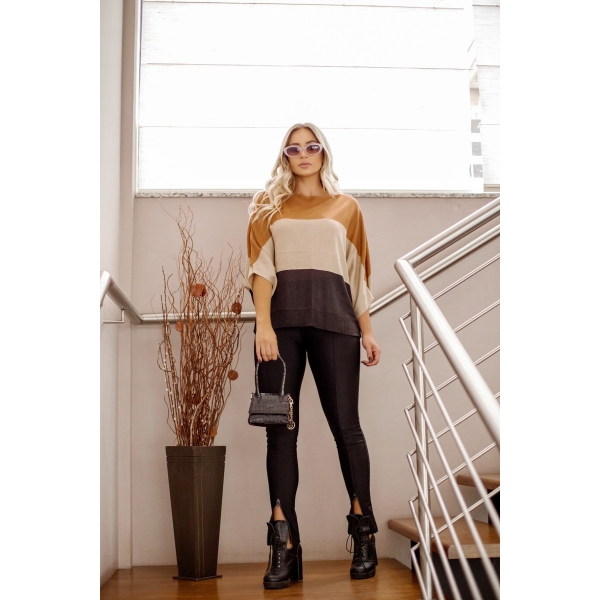 Morcego Cairo - Ref. 02116 - Marinho/ off white