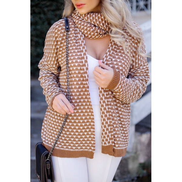 Gola pontinho - Ref. 02028 - Madeira/Off white