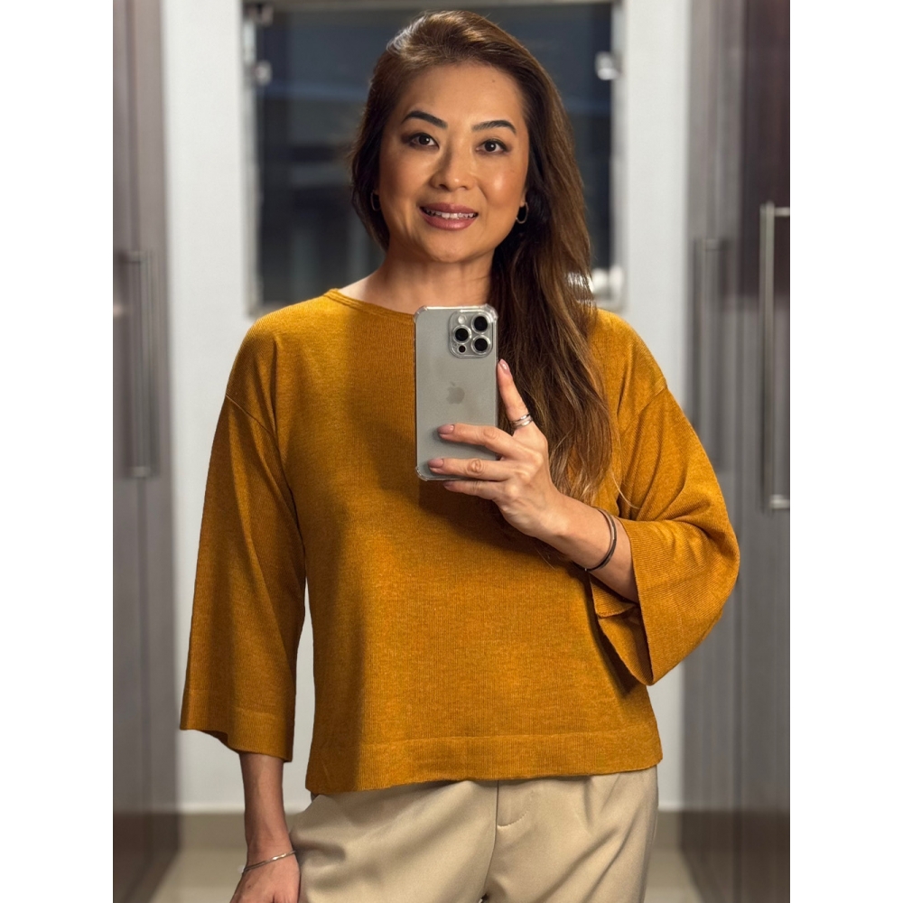 Blusa Patricia - Ref.02506 - Cúrcuma
