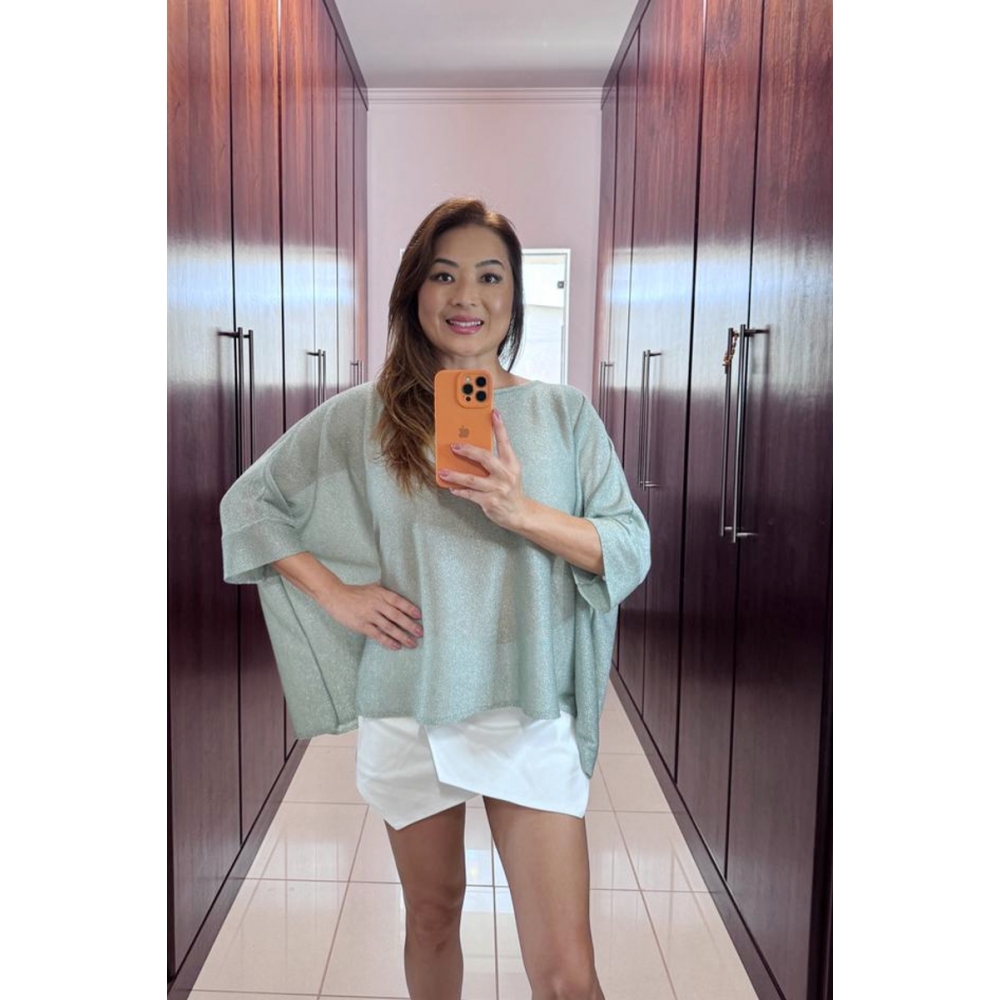 Blusa Ângela Shine - Ref. 23005 - Shine menta